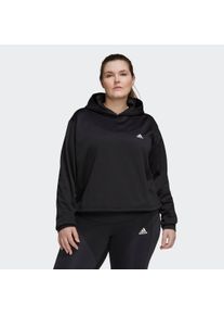 adidas Performance Große Größen Kapuzensweatshirt Gr. 52/54 schwarz für Damen