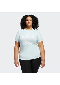 adidas originals Große Größen T-Shirt Gr. 52/54 blau gestreift für Damen