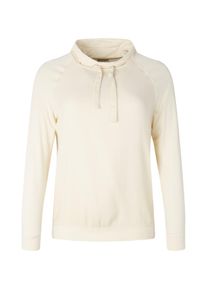 Tom Tailor Große Größen Langarmshirt Tunnelzug am Stehkragen Gr. 48 beige für Damen