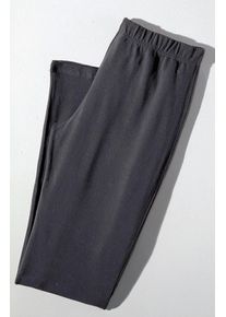 Vivance Große Größen Doppelpack Capri-Leggings Gr. 52/54 grau/schwarz für Damen