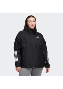 adidas Sportswear Große Größen Outdoorjacke Gr. 44/46 schwarz für Damen