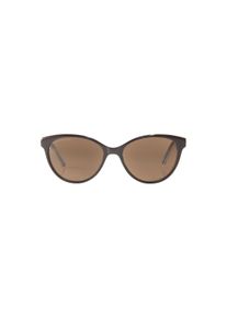 Tom Tailor Mädchen Cat Eye Unisex-Kindersonnenbrille, braun, Logo Print, Gr. ONESIZE