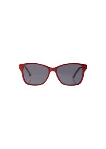Tom Tailor Mädchen Cat Eye Unisex-Kindersonnenbrille, rot, Logo Print, Gr. ONESIZE