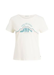 Tom Tailor Denim Damen T-Shirt mit Motivprint, braun, Motivprint, Gr. XXL