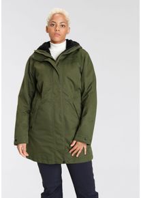 Maier Sports Große Größen 3-in-1-Funktionsmantel Gr. 44 grün für Damen