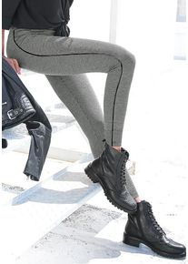 Lascana Leggings mehrfarbig Gr. 32/34 für Damen. Mit Piping. Figurbetont