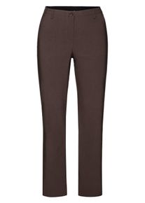 Große Größen Bengalinhose in gerader Form Gr. 96 braun von sheego für Damen