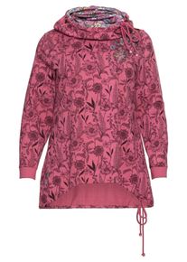 sheego by Joe Browns Große Größen Sweatshirt mit Schlauchkragen, allover bedruckt Gr. 44/46 rosa bedruckt von sheego für Damen