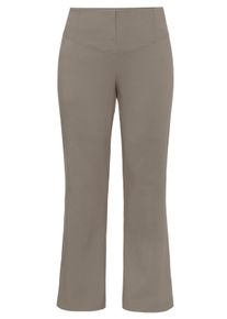 Große Größen Bootcut-Hose mit Shaping-Effekt Gr. 40 grün von sheego für Damen