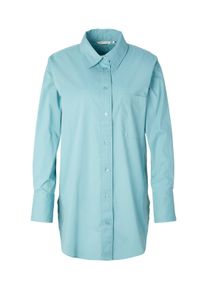 Tom Tailor Denim Damen Oversized Hemd, blau, Uni, Gr. M