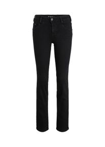 Tom Tailor Damen Alexa Straight Jeans, schwarz, Gr. 28/32