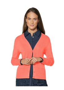 Madeleine Mode MADELEINE Strickjacke aus Viskose-Stretch Damen hummerrot / rot