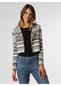 Marc Cain Collections Blazer Damen Baumwolle ecru gemustert