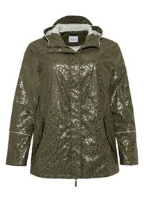 Große Größen Regenjacke in Longform Gr. 52/54 grün von sheego für Damen