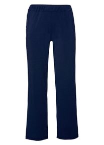 Große Größen Weite Stretch-Schlupfhose mit Eingrifftaschen Gr. 40 blau von sheego für Damen