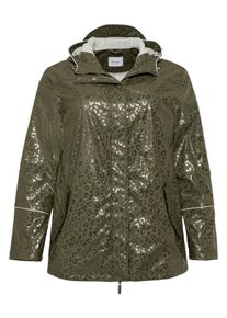 Große Größen Regenjacke in Longform Gr. 56/58 grün von sheego für Damen