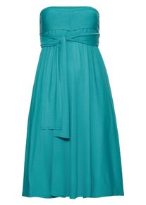 Große Größen Strandkleid 5-in-1 mit zwei Bändern Gr. 46 blau von sheego für Damen