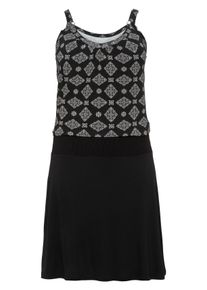 Große Größen Strandkleid mit verstellbaren Trägern Gr. 52 schwarz von sheego für Damen