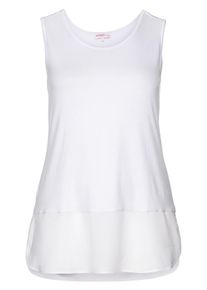 Große Größen Top in Layer-Optik Gr. 48 weiß von sheego für Damen
