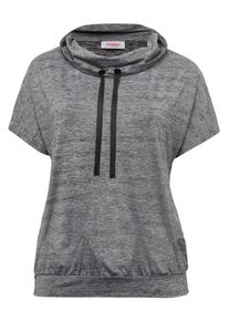 Große Größen Shirt aus Funktionsmaterial Gr. 56/58 grau von sheego für Damen