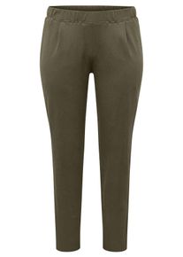 Große Größen BASIC Schlupfhose aus strukturierter Jerseyware Gr. 58 grün von sheego für Damen