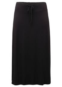 Große Größen Strandrock hinten mit Smokbund Gr. 44 schwarz von sheego für Damen