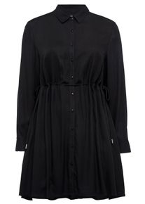 Große Größen Longbluse in A-Linie Gr. 56 schwarz von sheego für Damen