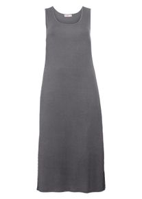 Große Größen Kleid mit Häkelspitze Gr. 50 grau von sheego für Damen