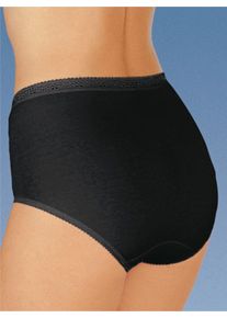 Nina von C. sheego Große Größen Taillenslip in Single-Jersey-Qualität, schwarz, Größe 40 - Damen