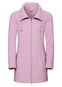 sheego Gro&szlig;e Gr&ouml;&szlig;en Fleecejacke mit 2-Wege-Rei&szlig;verschluss, ros&eacute;, Gr&ouml;&szlig;e 44 - Damen