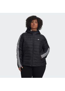 adidas originals Große Größen Outdoorjacke Gr. 44/46 schwarz gestreift für Damen