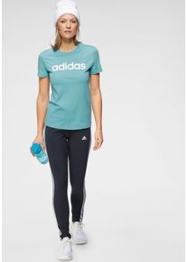 adidas Sportswear Große Größen Leggings Gr. XL blau gestreift für Damen