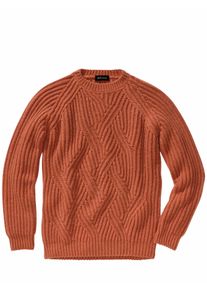Mey & Edlich Herren Knotenkunst-Pullover orange 46, 48, 50, 52, 54, 56, 58