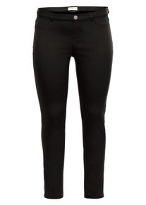 Große Größen BASIC Stretch-Hose mit zwei Ziertaschen Gr. 54 schwarz von sheego für Damen