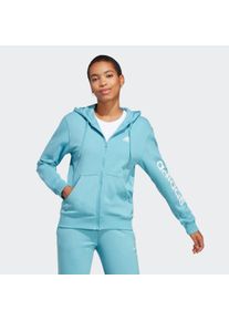 adidas Sportswear Große Größen Kapuzensweatjacke Gr. L blau für Damen