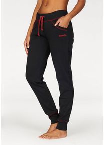 Große Größen Relaxhose Gr. 40/42 schwarz meliert für Damen