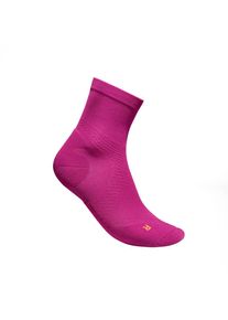 Bauerfeind Damen Run Ultralight Mid Cut Socks pink