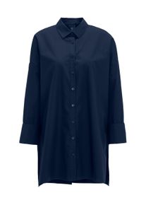 Madeleine Mode MADELEINE Blusenhemd in lässiger Longform Damen marine / blau