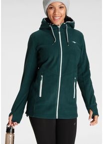 Kangaroos Große Größen Fleecejacke Gr. 52/54 blau für Damen