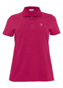 Große Größen Poloshirt Gr. 56/58 lila von sheego für Damen