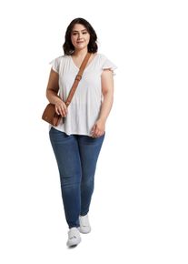 Tom Tailor Große Größen Slim Jeans mit Shaping-Effekt am Bauch Gr. 46 blau für Damen