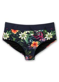 sheego by Joe Browns Große Größen Bikinihose mit Blumendruck und Shaping-Einsatz Gr. 50 blau geblümt von sheego für Damen