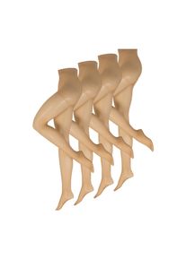 Nur Die Damen Feinstrumpfhose Fit in Form, 40 Den 4er Pack