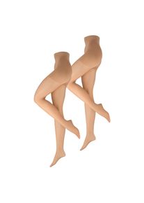 Nur Die Damen Shape-Strumpfhose Goodbye Laufmaschen 20 DEN 2er Pack