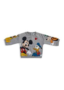 Disney Collection Mickey Baby-Jungen Sweat Pullover, Gris, 12M