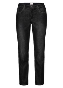 Große Größen Schmale Stretch-Jeans KIRA Gr. 92 schwarz von sheego für Damen