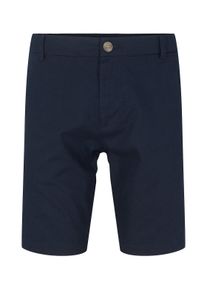 Tom Tailor Herren Shorts mit Leinen, blau, Uni, Gr. 38
