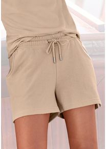 H.I.S. H.I.S Sweatshorts nougat Gr. 32/34 für Damen. Nachhaltig.