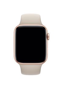 Apple Watch (Series 5) September 2019 44 mm - Aluminium Gold - Armband Sportarmband Grau