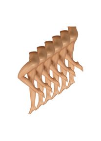 Nur Die Damen Feinstrumpfhose Transparent, 15 Den 6er Pack